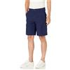 Amazon Essentials Pantaloncini Cargo da Uomo Leggeri Ripstop Elasticizzati, 25,4 cm, Blu Navy, 31