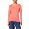 Amazon Essentials Maglione Girocollo Leggero A Maniche Lunghe (Taglie Forti Disponibili) Donna, Rosa Corallo, L