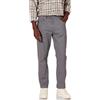 Amazon Essentials Pantaloni in Twill Elasticizzati con 5 Tasche e vestibilità Sportiva (Disponibile nelle Taglie Big & Tall) Uomo, Grigio Scuro, 34W / 30L