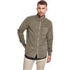 Urban Classics Maglietta in velluto, Camicia, Verde (Olive), S