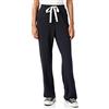 Amazon Essentials Pantaloni del Pigiama Leggeri in Spugna con Coulisse Donna, Nero, XXL