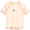 Playshoes Maglietta da Nuoto Unisex per Bambini, Modello Rash Guard, tavola da Surf Ecru, Modello 86-92