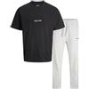 JACK & JONES Jornorrebro EMB - Set da tè MP, Bianco, XL