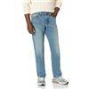 Amazon Essentials Jeans Elasticizzati con Taglio Dritto - colori fuori produzione Uomo, Delavé Chiaro, 33W / 28L
