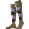 Burlington Manchester M Kh cotone al ginocchio fantasia 1 paio, Calzini lunghi Uomo, Beige 4240, 40-46
