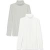 Amazon Essentials Donna Dolcevita in Maglia a Costine a Maniche Lunghe dalla vestibilità Aderente (Disponibile in Taglie Forti)