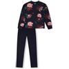 Schiesser Mädchen Schlafanzug Set Pyjama Warme Qualitäten Frottee-Fleece-Sweat-Größe 140 bis 176 Pigiama, Blu Notte_183038, Bambine e Ragazze