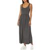 Amazon Essentials Vestito Lungo Smanicato Donna