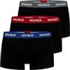 Hugo Trunk da Uomo, Confezione da 3, Nero (Red/Grey/Blue), M