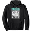 Fairy Tail Manga Black And White Group Shot Anime Felpa con Cappuccio, Unisex per Adulti, Nero, S