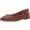Amazon Essentials Ballerine da donna a punta, Marrone Toffee Scuro, 46 EU