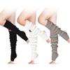 SATINIOR Satinior-over The Knee Ribbed-30 manica gamba Donna (Pacco da 3)