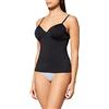 Sassa Bh-Shirt M. Einlage Vorgeformt, Canottiera Donna, Nero (Schwarz 00500), 90C (Taglia produttore:90C)