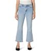 Amazon Essentials Jeans da Donna Elasticizzati Medi a Vita Medio Alta Kick Crop, Blu Ghiaccio Lavaggio Chiaro, Taglia 40