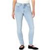 Amazon Essentials Jeans Skinny da Donna Elasticizzati a Vita Medio Alta, Blu Ghiaccio Lavaggio Chiaro, Taglia 40