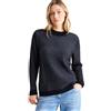 Cecil B303137 Maglione Strutturato Two Tono, Universal Blue, L Donna