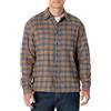 Amazon Essentials Camicia in Flanella a Maniche Lunghe, Vestibilità Rilassata Uomo, Blu Cachi Scuro Houndstooth Plaid, XXL