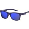 Polaroid PLD 8020/s Occhiali da Sole, Blu Gomma, 46 Unisex-Bambini
