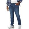 Amazon Essentials Jeans Elasticizzati Skinny - colori fuori produzione Uomo, Delavé Medio, 35W / 28L