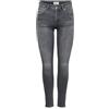 Only Onlkendell Life Rg Sk Ank Tai862 Noos, Pantaloni Donna, Denim Grigio Medio, 25W / 30L
