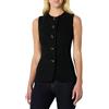 Amazon Essentials Gilet in Denim con Bottoni Vestibilità Classica Donna