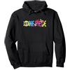 One Piece Anime Pirate Life Cappello di Paglia Pirati Logo Felpa con Cappuccio, Unisex per Adulti, Nero, S