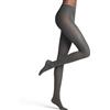FALKE Matt Deluxe 30 DEN W Ti trasparenti velati tinta unita 1 pezzo, Collant Donna, Grigio Flanell 3210, M