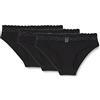 Triumph Donna Feel of Modal Tai 3P, Underwear, Black, XS