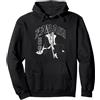 Bleach Zabaki Gothic Print Anime Felpa con Cappuccio, Unisex per Adulti, Nero, M