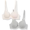 Amazon Essentials Reggiseno a Copertura Totale Donna, Pacco da 2