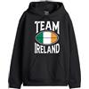 Republic Of California Felpa da Uomo Team Ireland UXREPCZSW038, Nero, XL, Nero, XXL