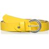 MGM Cintura Colorata Basic, Giallo, 80 cm Donna