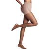 FALKE Invisible Deluxe Shaping 8 DEN W Ti ultra-trasparenti velati con effetto modellante 1 pezzo, Collant Donna, Marrone Espresso 5188, S-M