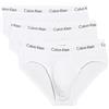 Calvin Klein Uomo Slip Hipster Confezione da 3 Intimo, Bianco (White), S