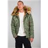 Alpha Industries N3B VF 59 Giacca Invernale da Donna Sage-Green