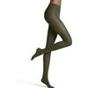 FALKE Matt Deluxe 30 DEN W Ti trasparenti velati tinta unita 1 pezzo, Collant Donna, Verde Artichoke 7076, M-L