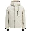 JACK & JONES Jjalpes Ski Jacket Aw25 Aw25-Giacca da Sci, Rivestimento Argento, XX_l Uomo
