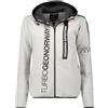 Geographical Norway Freestyle Lady Felpa con Cappuccio, Gris Clair, XXL Donna