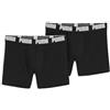 Puma Herren Boxer Boxershorts Shorts Unterhosen Comfort Stretch 10er Pack, Farbe:Schwarz, Größe:XL, Artikel:-001 Black/Black