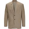 JACK & JONES Jack&Jones Jprbushwick Harry Blazer Reg Fit Noos, Greige/Checks: vestibilità Regolare, 50