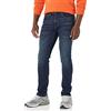 Amazon Essentials Jeans Elasticizzati a Vita Alta vestibilità Attillata Uomo, delavé Scuro, 29W / 30L