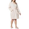 Amazon Essentials Vestaglia Leggera a Nido d'Ape di Media Lunghezza (Disponibile in Taglie Forti) Donna, Rosa Pallido, XXL