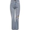 ONLY Onlcamille HW Wide Leg DNM Dcc04 Jeans, Denim Light Medium, 30W x 30L Donna
