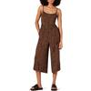 Amazon Essentials Tuta Corta a Canottiera a Gamba Larga in Jersey Donna