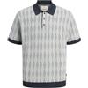 JACK & JONES Jprblujude Knit Jaquard Polo S, Blu Notte, M