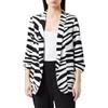 Pieces Blazer da Donna PCBOSELLA, Cloud Dancer/AOP: zebrato, M