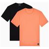 Emporio Armani T-Shirt Girocollo Essential LOGOLABEL da Uomo, Confezione da 2, Nera, M