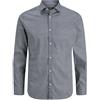 JACK & JONES Jprblablackpool Stretch AOP LS Shirt SN, Blazer Blu Marine, XS