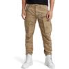 G-STAR Rovic Zip 3D Regular Tapered Pants, Pantaloni, Uomo, Multicolore (Safari Banana Tree D02190-D386-G629), 28W / 30L