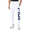 FILA Pantaloni Unisex Bronte per Il Tempo Libero, Bianco, L